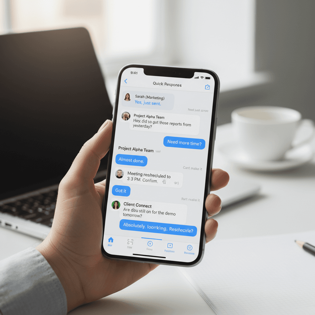 WhatsApp chat with automated booking responses